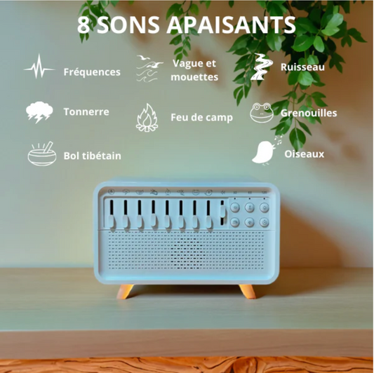 Aromathérapie, Enceinte Bluetooth et son d'ambiance réglable a LED