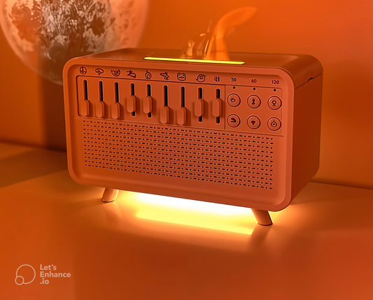 Aromathérapie, Enceinte Bluetooth et son d'ambiance réglable a LED
